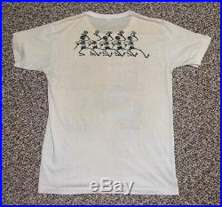 Vintage 80s The Grateful Dead Tee T Shirt Thin Concert Tour 80s Jerry Garcia L