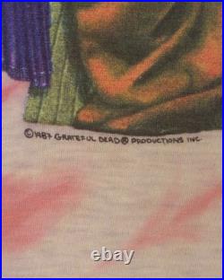 Vintage 80s single stitch Grateful Dead 1987 Blues for Allah T-Shirt Concert XL