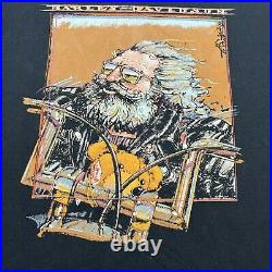Vintage 90S Harley Davidson Jerry Garcia Grateful Dead Art T Shirt Tee Mens L