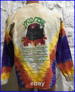 Vintage 90's GRATEFUL DEAD 1994 Fall Tour LONG Sleeve T Shirt Size L Made in USA