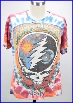 Vintage 90's Grateful Dead 1995 30 Yr Anniv. Tour Rock All Over Print T Shirt XL
