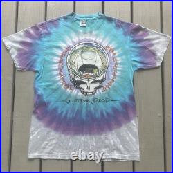 Vintage 90's Grateful Dead Shoreline Amphitheater California Tie Dye Shirt Large