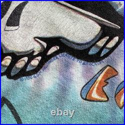 Vintage 90's Grateful Dead Shoreline Amphitheater California Tie Dye Shirt Large