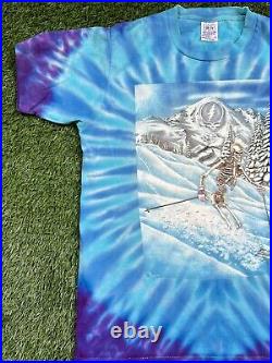 Vintage 90's Grateful Dead Skeleton Powderman Single Stitched T-Shirt Men's L