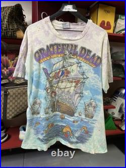 Vintage 90's Grateful Dead T-Shirt Rare Vtg Band Tee Size Large