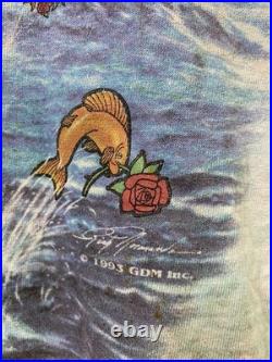 Vintage 90's Grateful Dead T-Shirt Rare Vtg Band Tee Size Large