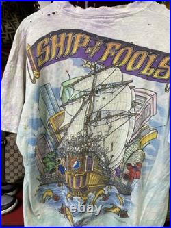 Vintage 90's Grateful Dead T-Shirt Rare Vtg Band Tee Size Large