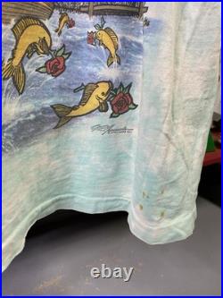 Vintage 90's Grateful Dead T-Shirt Rare Vtg Band Tee Size Large