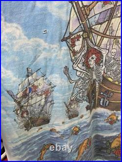 Vintage 90's Grateful Dead T-Shirt Rare Vtg Band Tee Size Large