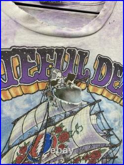 Vintage 90's Grateful Dead T-Shirt Rare Vtg Band Tee Size Large
