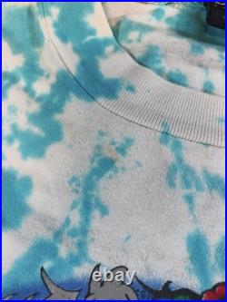 Vintage 90's Skeleton Surfer Crystal Rain Grateful Dead Style Single Stitch