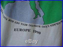 Vintage 90's The Grateful Dead Europe Tour 1990 concert T Shirt M