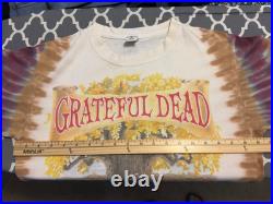 Vintage 90s 1994 Grateful Dead Madison Square Garden Tie Dye Tee T Shirt Small
