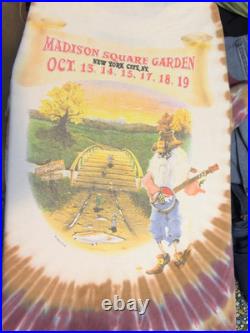 Vintage 90s 1994 Grateful Dead Madison Square Garden Tie Dye Tee T Shirt Small