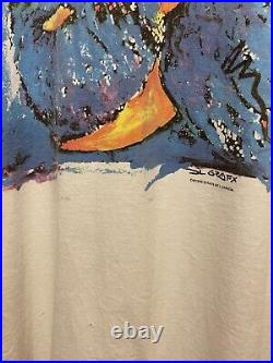 Vintage 90s 1995 Estate Of Jerry Garcia Art T-Shirt Sz XL Grateful Dead