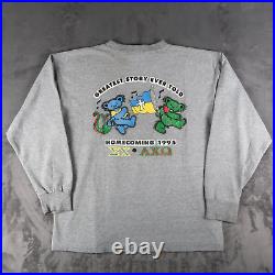 Vintage 90s 1995 Grateful Dead Ohio State University Tour Concert XL T Shirt Men