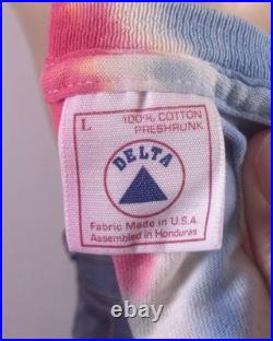 Vintage 90s Delta Tag single stitch 1995 Grateful Dead T-Shirt Fare Thee Well L