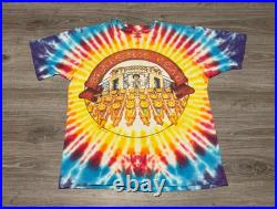Vintage 90s GRATEFUL DEAD 1994 Soldier Field Chicago Tie Dye T-Shirt Adult Large