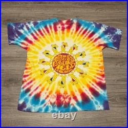 Vintage 90s GRATEFUL DEAD 1994 Soldier Field Chicago Tie Dye T-Shirt Adult Large