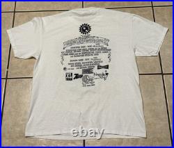 Vintage 90s Grateful Daze/Reggae Haze II Shirt Large Marley Jerry Austin Texas