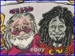 Vintage 90s Grateful Daze/Reggae Haze II Shirt Large Marley Jerry Austin Texas