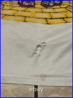 Vintage 90s Grateful Daze/Reggae Haze II Shirt Large Marley Jerry Austin Texas