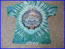 Vintage 90s Grateful Dead 1992 Spring Tour Tie Dye XL Shirt Marley Phish Hippy