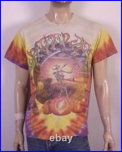 Vintage 90s Grateful Dead 1994 Harvest Fall Tour T-Shirt Halloween Concert L