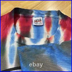 Vintage 90s Grateful Dead 1995 Fare Thee Well Tie Dye Band T-Shirt Size XL