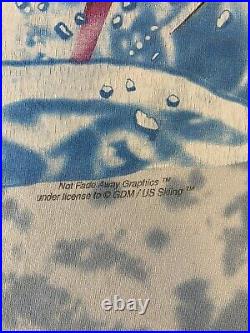 Vintage 90s Grateful Dead 1995 USA Olympics Ski Team Shirt Size XL USA Made Rare