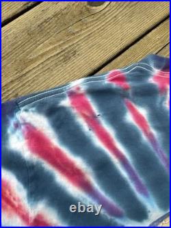 Vintage 90s Grateful Dead Band Tee Tie Dye Steal Your Face Phoenix Music Shirt L