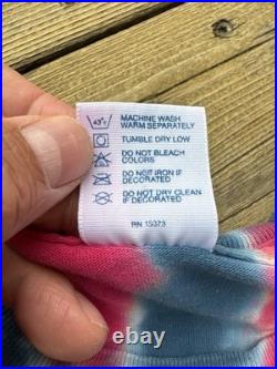 Vintage 90s Grateful Dead Band Tee Tie Dye Steal Your Face Phoenix Music Shirt L