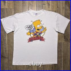 Vintage 90s Grateful Dead Bart Simpson Lot T Shirt Men's XL Band Single Stitch