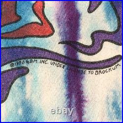 Vintage 90s Grateful Dead Bertha T-shirt Pre-Owned Liquid Blue Cotton Tee Size L