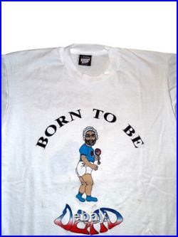 Vintage 90s Grateful Dead Born to be Dead Baby Jerry White Sreen Stars Large