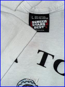 Vintage 90s Grateful Dead Born to be Dead Baby Jerry White Sreen Stars Large