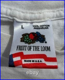 Vintage 90s Grateful Dead Boys Of The East Coast Skelton T-Shirt Large Marks