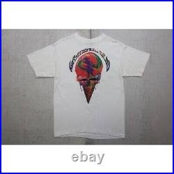 Vintage 90s Grateful Dead Chicago Dead Ice Cream 1990 Size L Rare Liquid Blue
