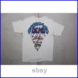 Vintage 90s Grateful Dead Chicago Dead Ice Cream 1990 Size L Rare Liquid Blue