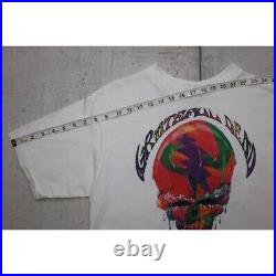 Vintage 90s Grateful Dead Chicago Dead Ice Cream 1990 Size L Rare Liquid Blue