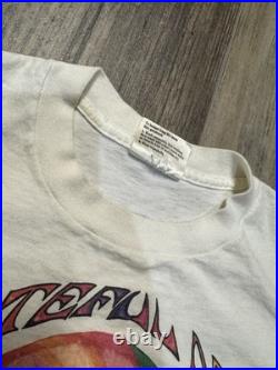 Vintage 90s Grateful Dead Chicago Dead Ice Cream 1990 Size L Rare Liquid Blue