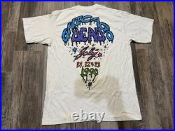 Vintage 90s Grateful Dead Chicago Dead Ice Cream 1990 Size L Rare Liquid Blue