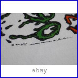 Vintage 90s Grateful Dead Chicago Dead Ice Cream 1990 Size L Rare Liquid Blue