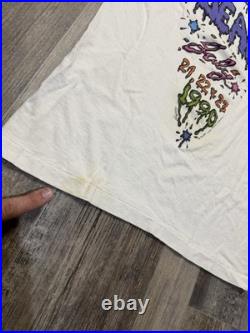 Vintage 90s Grateful Dead Chicago Dead Ice Cream 1990 Size L Rare Liquid Blue