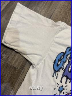 Vintage 90s Grateful Dead Chicago Dead Ice Cream 1990 Size L Rare Liquid Blue