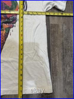 Vintage 90s Grateful Dead Chicago Dead Ice Cream 1990 Size L Rare Liquid Blue