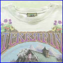 Vintage 90s Grateful Dead Concert T-Shirt L Tie Dye Terrapin Station