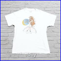 Vintage 90s Grateful Dead Jerry Garcia Shirt Band Rock Tour The Well Wall