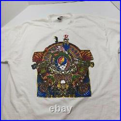 Vintage 90s Grateful Dead Jerry Garcia Single Stitch Double Sided Shirt sz XL