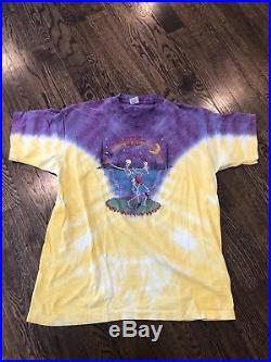 Vintage 90s Grateful Dead Jerry Garcia Tie Dye T Shirt Size XL